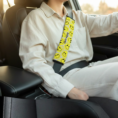 Drive Happy seat belt cover lifestyle photo