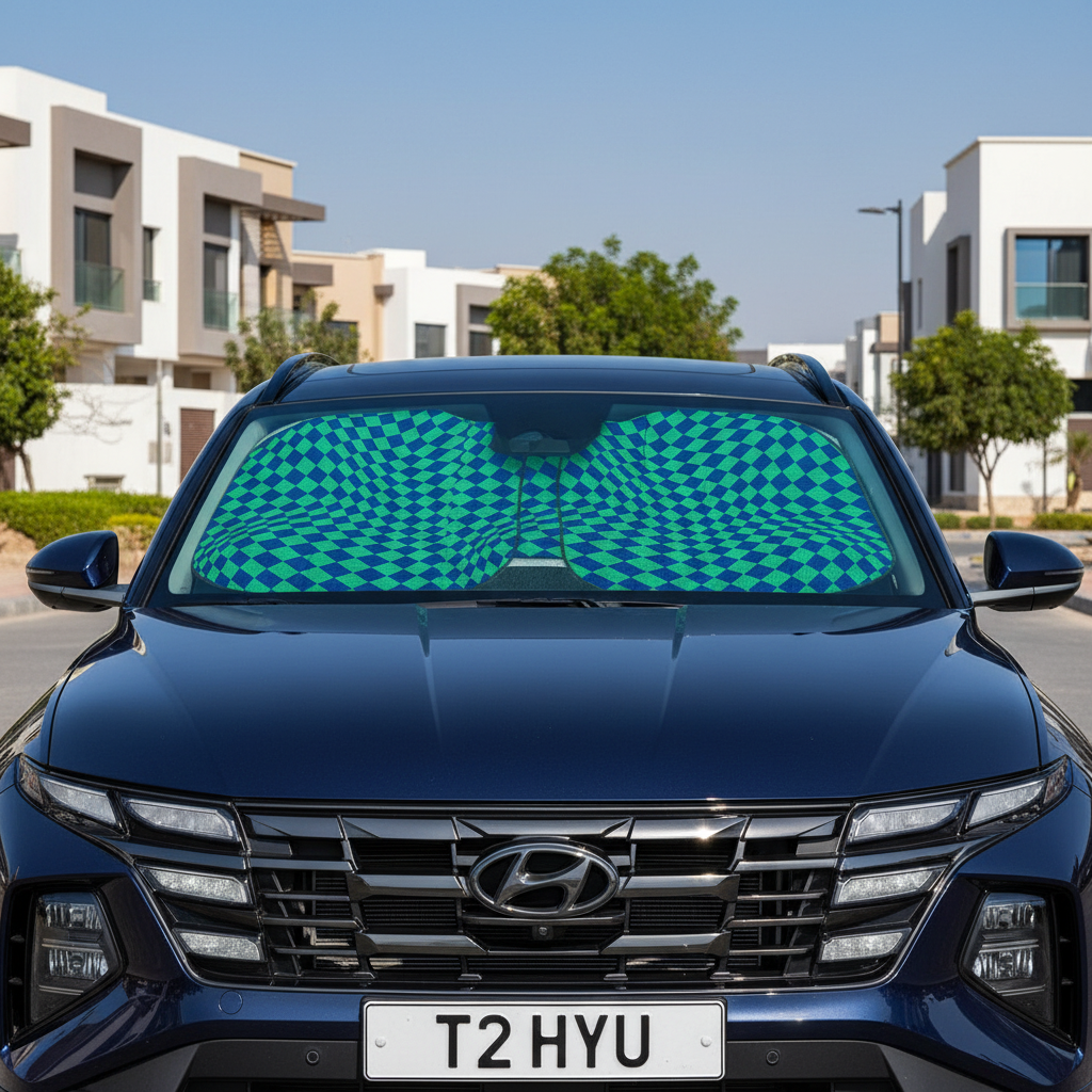 Cool Check car sun shade on Hyundai Tucson in New Cairo